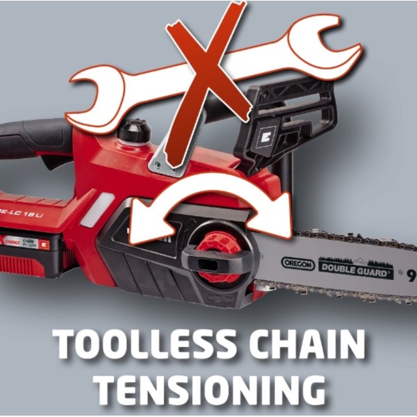 Ланцюгова пилка Einhell GE-LC 18 Li Kit (4501760) - фото №2