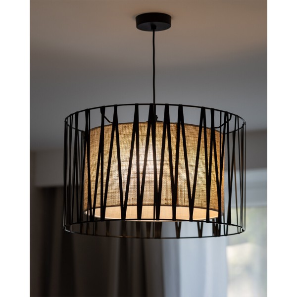 Підвісний світильник, люстра TK Lighting 4562 Harmony E27 1x15W IP20 коричневий - фото №2