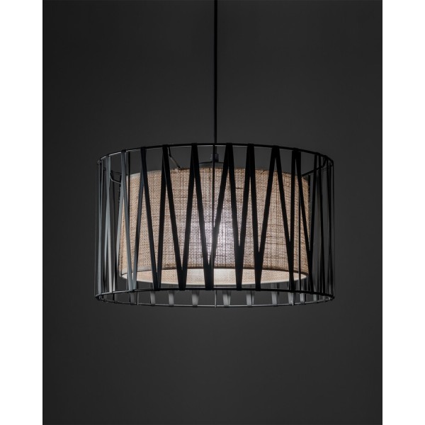 Підвісний світильник, люстра TK Lighting 4562 Harmony E27 1x15W IP20 коричневий - фото №4