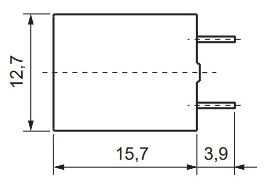 Електромеханічне реле ETI 002473046 MER1-012DC (1x16A 250VAC) - фото №2