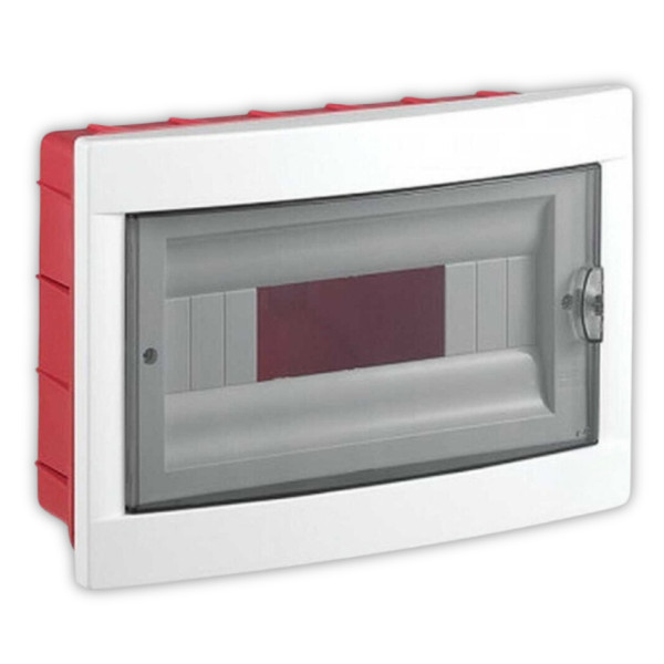 Вбудований пластиковий щит UEC ЩРВ-П-12 285х214х100мм IP40