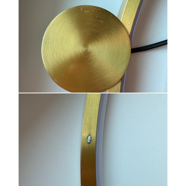 Люстра Goldlux 3329141 Noemi LED 1x20W 4000K 2600Lm IP20 золота - фото №1