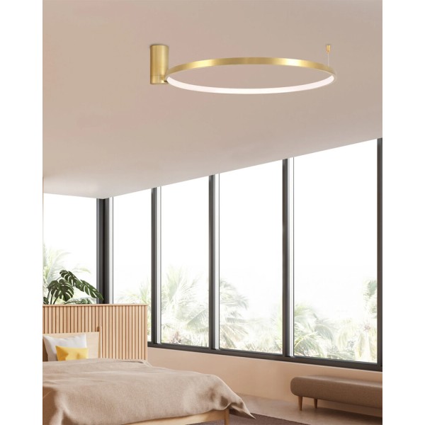 Люстра Goldlux 3329141 Noemi LED 1x20W 4000K 2600Lm IP20 золота - фото №2