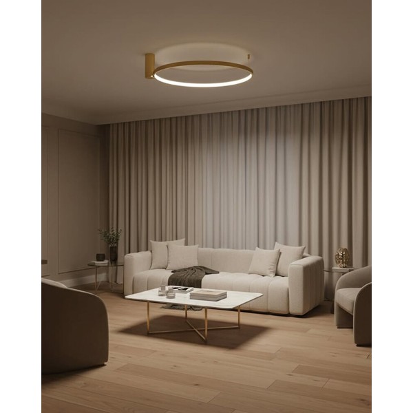 Люстра Goldlux 3329141 Noemi LED 1x20W 4000K 2600Lm IP20 золота - фото №3