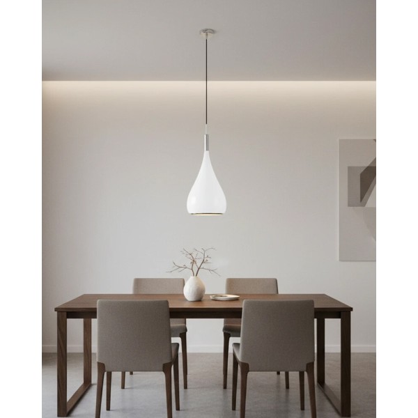 Подвесной светильник, люстра Azzardo AZ0285 Spell E27 1x60W IP20 белый - фото №1