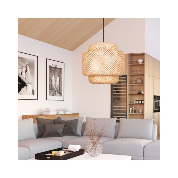 Подвесной светильник, люстра Goldlux 330635 Berta E27 1x20W IP20 Бежевый - фото №3