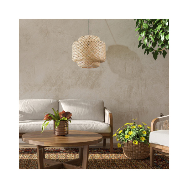 Подвесной светильник, люстра Goldlux 330635 Berta E27 1x20W IP20 Бежевый - фото №4