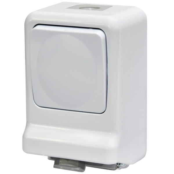 Розетка с выключателем ETI PRV-1 2Р+РЕ IP 44 10/16A 250В