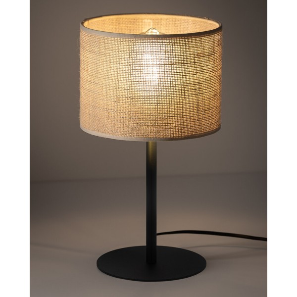 Настільна лампа TK Lighting 5552 Juta E27 15W IP20 чорна - фото №3