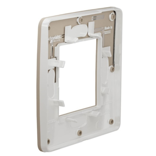 Однопостова рамка Schneider Electric NU280226 (пісочний/білий) - фото №3