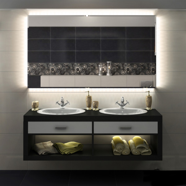 Профіль для світлодіодної стрічки Lumines D чорний - фото №2