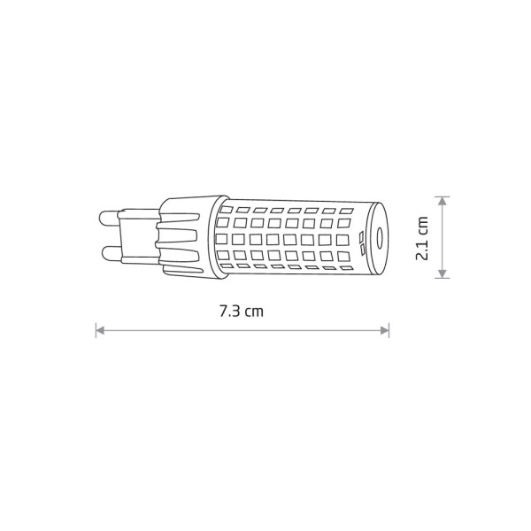 Світлодіодна лампочка Nowodvorski 10933 Bulb G9 1x7W 4000K 900Lm IP20 - фото №1