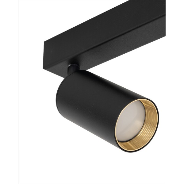 Світильник поворотний, спот TK Lighting 10633 Amis GU10 2x10W IP20 чорний - фото №4