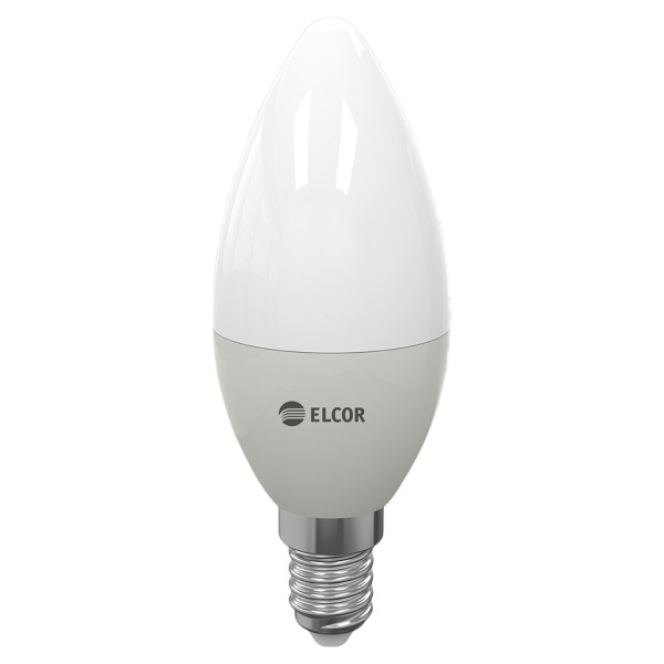 Светодиодная LED лампа ELCOR 534300 Е14 C37 5Вт 4200К