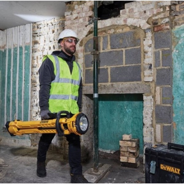 Акумуляторний ліхтар DeWALT DCL079 3000 Лм 18В 7,4 кг на штативі - фото №12