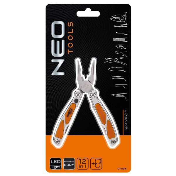 Мультитул Neo Tools 01-026 на 12 элементов - фото №1