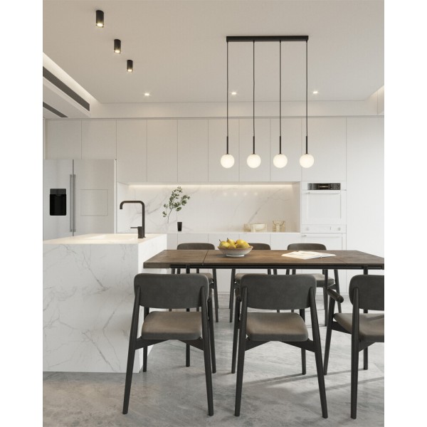 Точковий світильник TK Lighting 10583 Flare GU10 1x10W IP44 чорний - фото №3