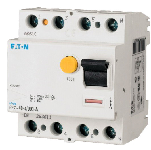 Пристрій захисного відключення Eaton PF7-100/4/003