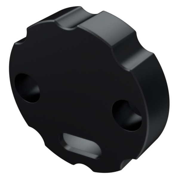 Заглушка Lumines для типа COSMO с отверстием чёрный - фото №1