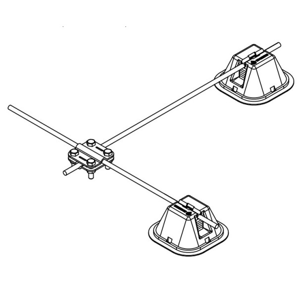 Хрестове з'єднання круглих провідників Leo Lightman Cross StZn (202011) - фото №5
