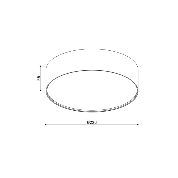 Потолочный светильник Kloodi KD-MONZA220 27W 4К WH LED 2700Lm IP44 белый - фото №3