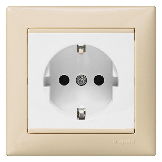 Рамка одинарная Valena слоновая кость - фото №2