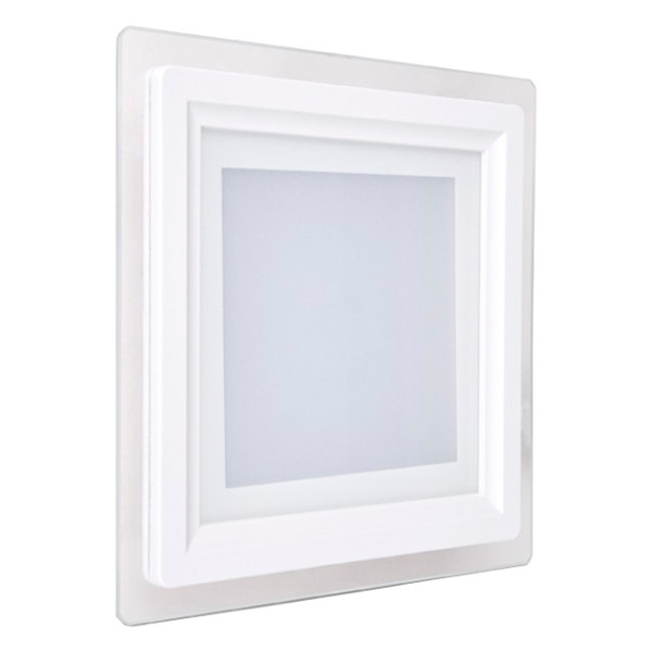 Вбудований світильник Feron 6245 AL2111 6Вт 5000К 480Лм квадратний