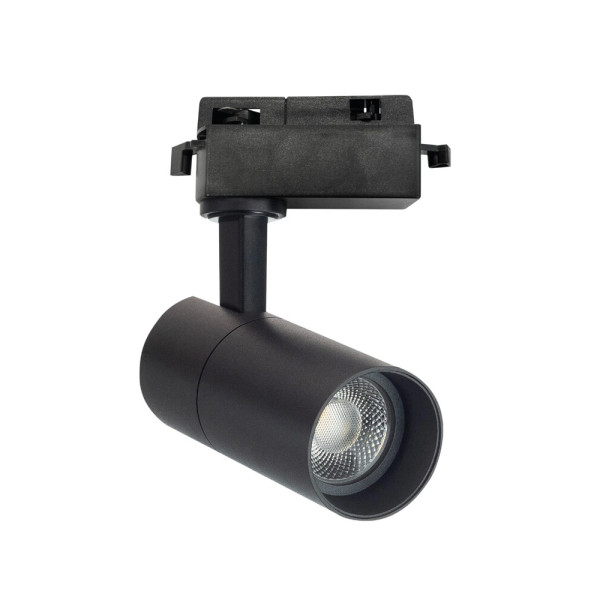 Трековий світильник Goldlux 329042 Shark LED 1x10W 4000K 850Lm IP20 чорний