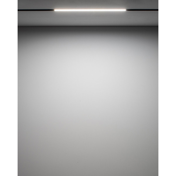 Магнітний трековий світильник Nowodvorski 10650 LVM Line LED 1x15W 4000K 770Lm IP20 чорний - фото №4