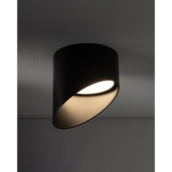 Точечный светильник Nowodvorski 10487 Hvar GX53 1x12W IP20 черный - фото №1