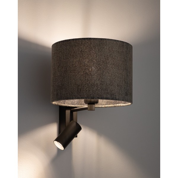 Бра, настенный светильник Nowodvorski 11677 Lago A E27+GU10 (R35) 10W+10W IP20 серый - фото №1