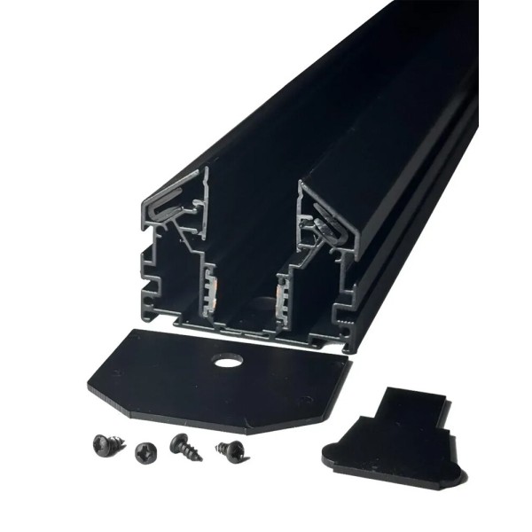 Магнітний трековий шинопровід Oledim 7771551 OL35 2м 48V для натяжної стелі (гарпун) - фото №1