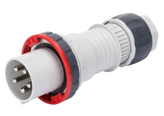 Переносная вилка GEWISS IP67 3P+N+E 125A 400В (GW60061H)