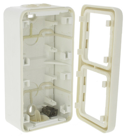 Двойной подрозетник (накладной) ІР55 Legrand - фото №3