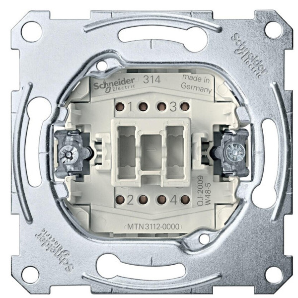 Двополюсний механізм вимикача Schneider Electric Aquadesign MTN3112-0000