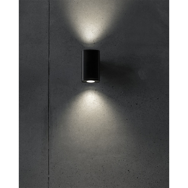 Вуличний світильник Kanlux 38882 ZEVI GU10 2x10 IP54 чорний - фото №1