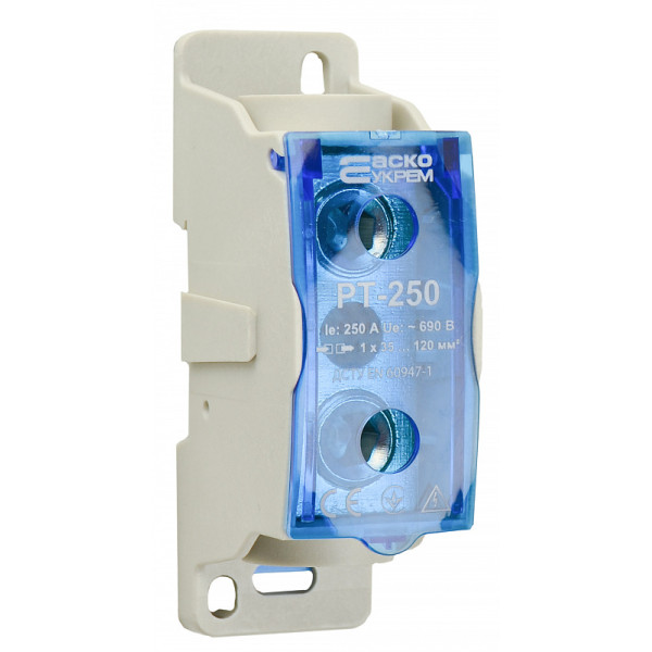 Проходная силовая клемма Аско-Укрем PT-250 (A0130010150) - фото №1