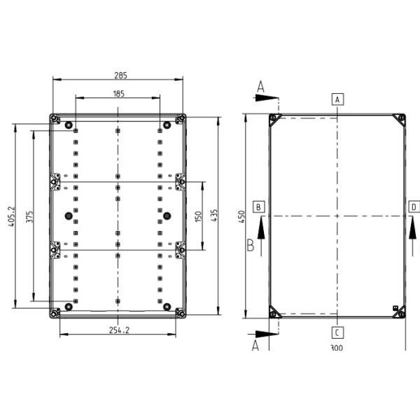 Накладная разветвительная коробка Spelsberg AKL 3-th (sp74690301) IP65 - фото №2