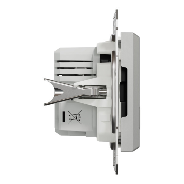 USB розетка Schneider Electric Asfora EPH2700361 USB/Type-C 2,4А алюміній - фото №3