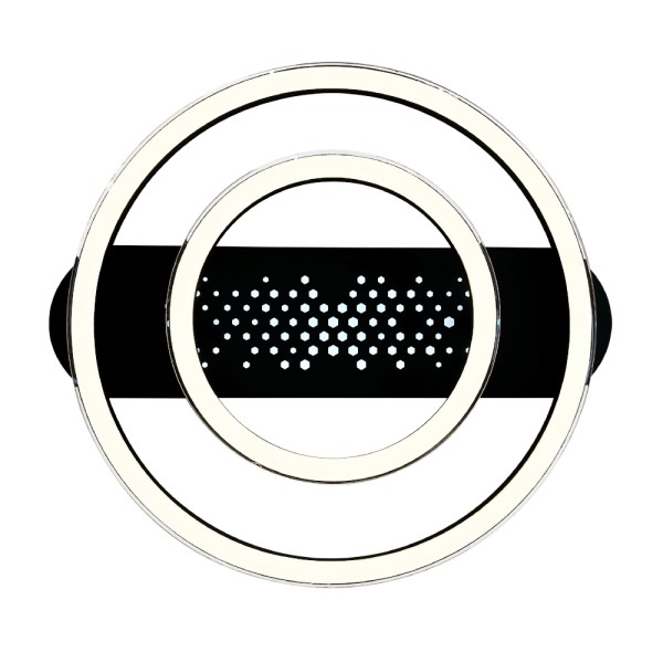 Світильник LED smart KENZO-R+пульт 85W 3000-5000K IP20 круг чорний Violux ( 220665 ) - фото №1