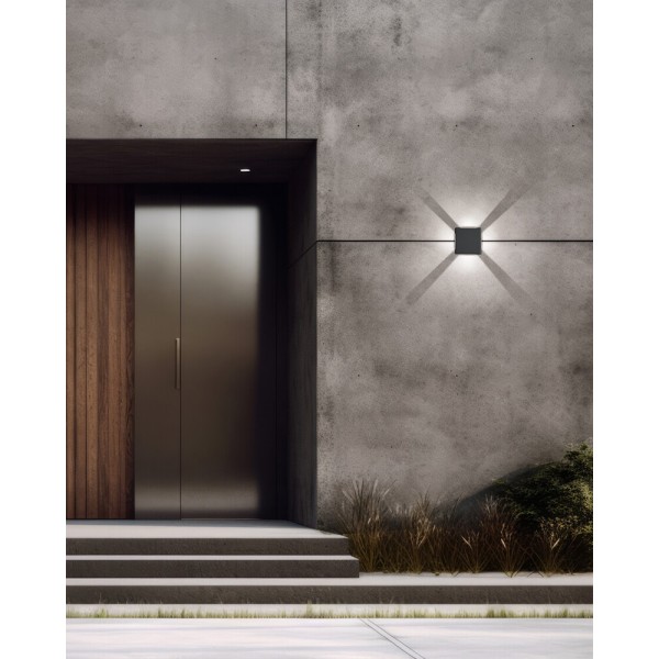 Уличный светильник Kanlux 39181 Refazi LED 1x6W 4000K 60Lm IP54 графитовый - фото №2