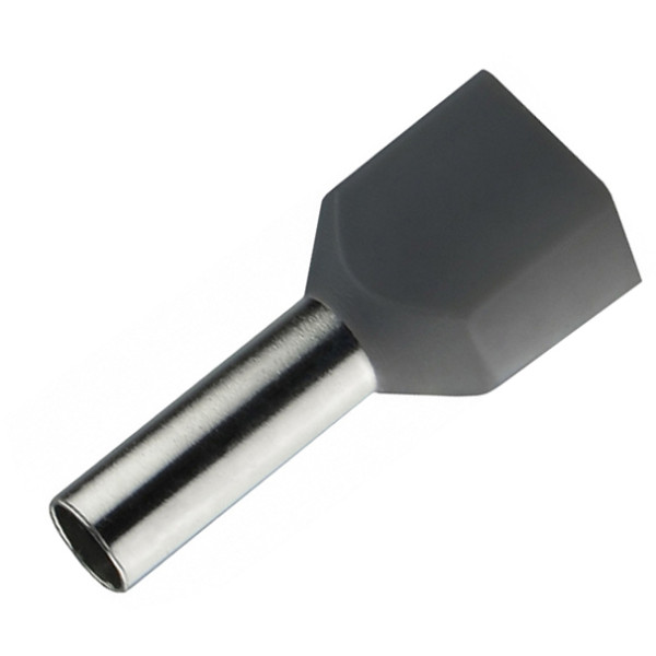 Втулочный наконечник TNSy TE7512 100шт серый (TNSy5500126)