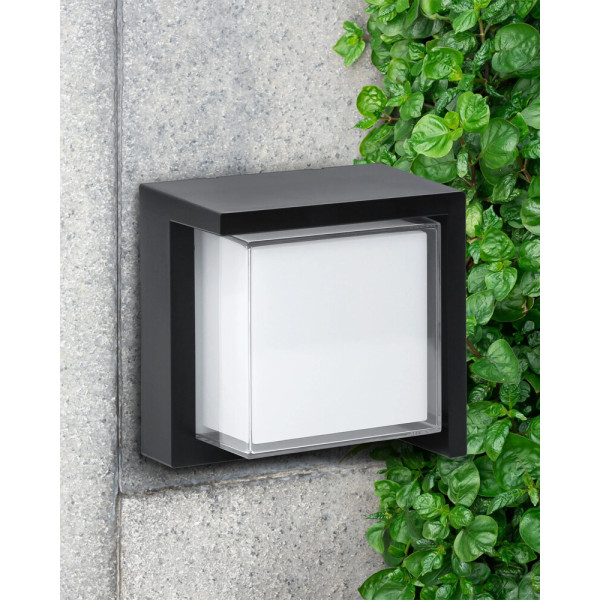 Вуличний світильник Goldlux 330963 Essen LED 1x12W 4000K 1400Lm IP44 чорний - фото №1