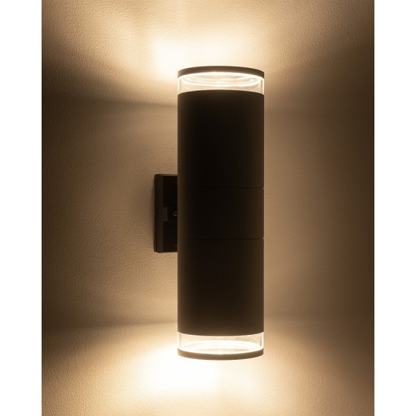 Вуличний світильник Nowodvorski 10688 Rock Pro E27 2x25W IP44 графітовий - фото №1