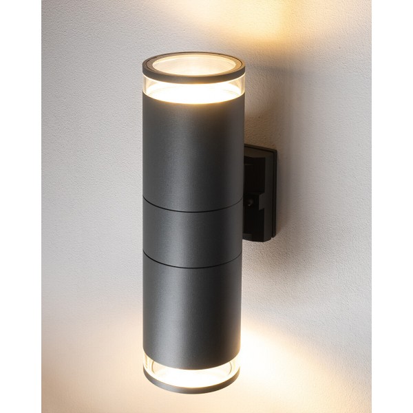 Вуличний світильник Nowodvorski 10688 Rock Pro E27 2x25W IP44 графітовий - фото №3