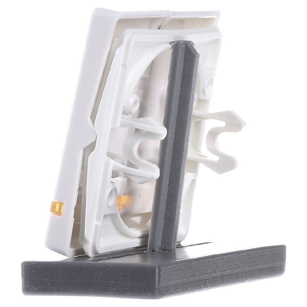 Клавіші для 2-клавішного вимикача з підсвічуванням полярна білизна Berker Q.х - фото №3