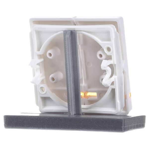 Клавіші для 2-клавішного вимикача з підсвічуванням полярна білизна Berker Q.х - фото №4