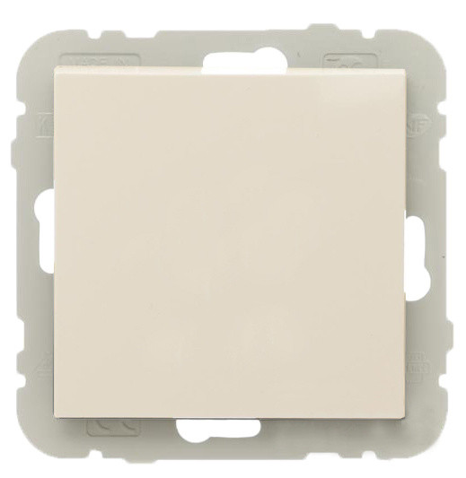 Одноклавішний вимикач Logus 21011 TMF 10АХ 250В (бежевий)