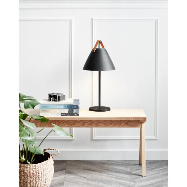 Настільна лампа Nordlux 46205003 Strap E27 1x40W IP20 чорна - фото №1