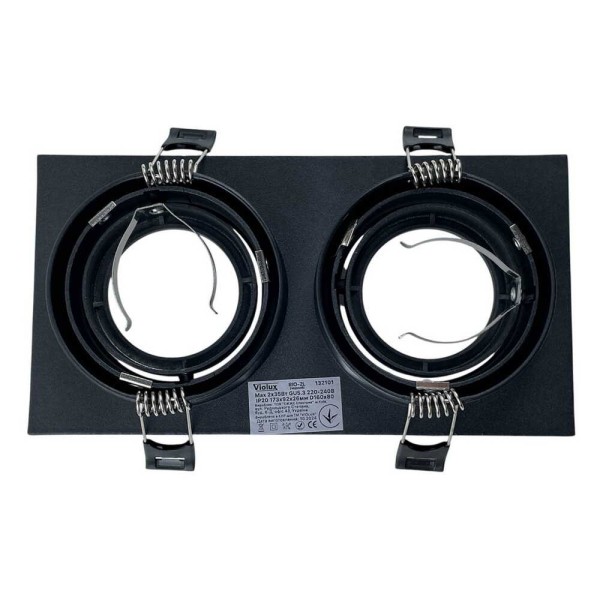 Светильник точечный Violux RIO-2L GU5.3 IP20 черный ( 132101 ) - фото №3